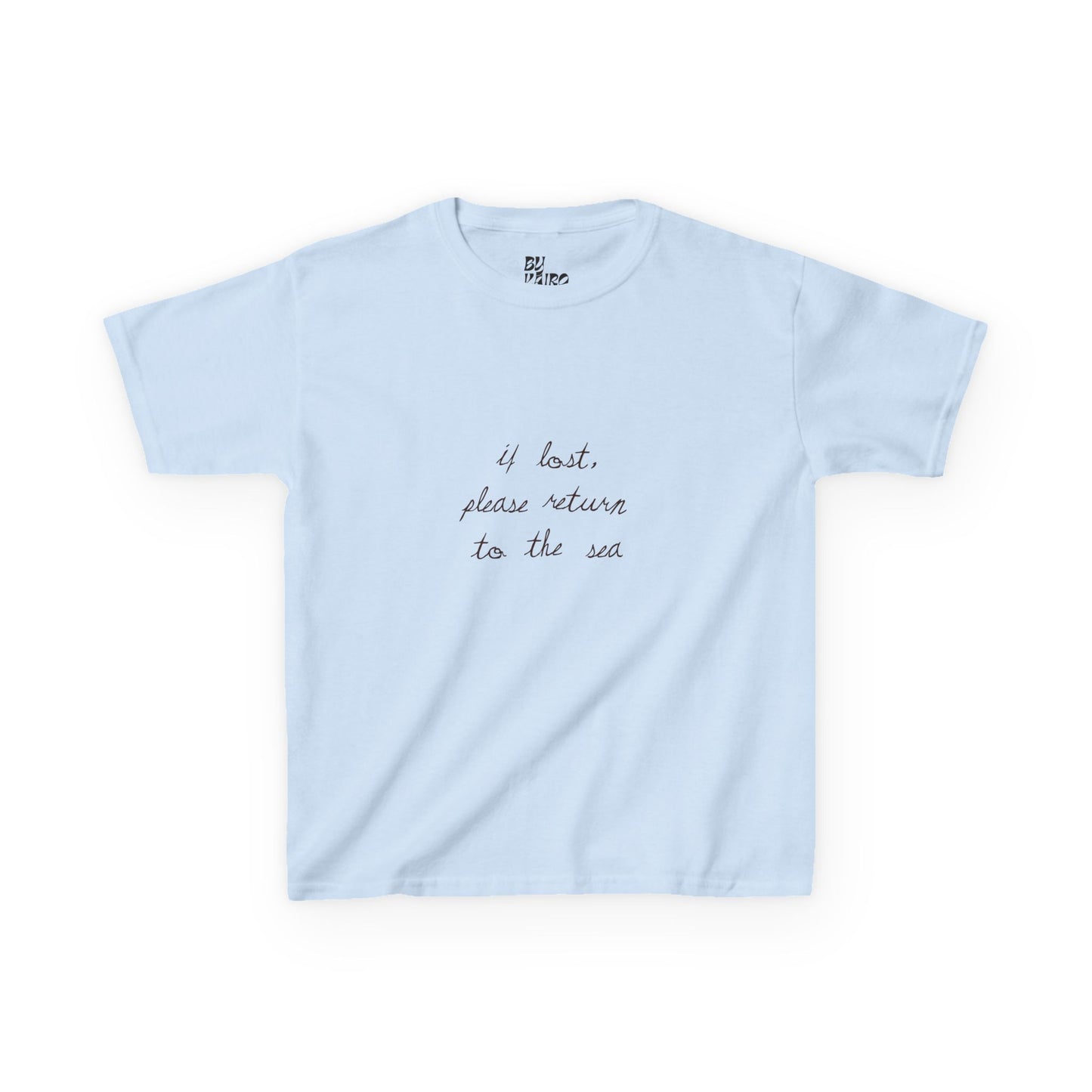 'If lost, please return to the sea’ Baby Tee